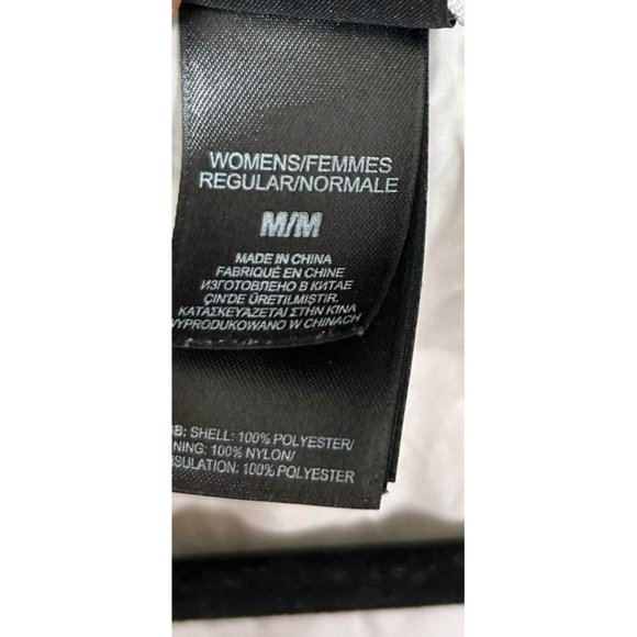 North Face Jacket Puffer Gray & White Camo Zippered Pockets Woman’s Size Medium - Picture 9 of 9